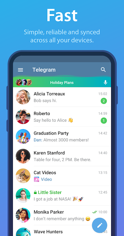 دانلود تلگرام جدید 2024 Telegram برای گوشی اندروید