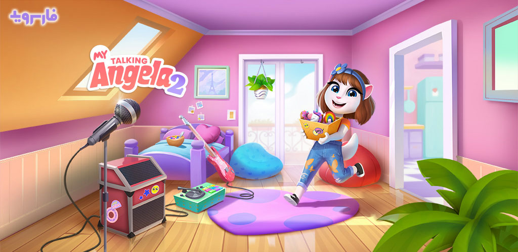 My Talking Angela 2 v26.5 – بازی «آنجلای سخنگو 2» برای اندروید + مود
